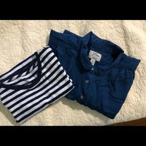 J Crew bundle of tops💙🤍